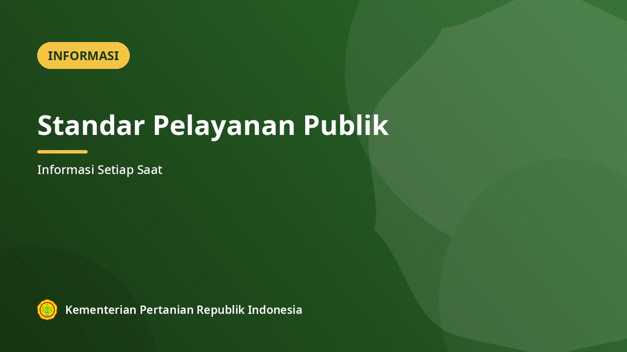 Standar Pelayanan Publik