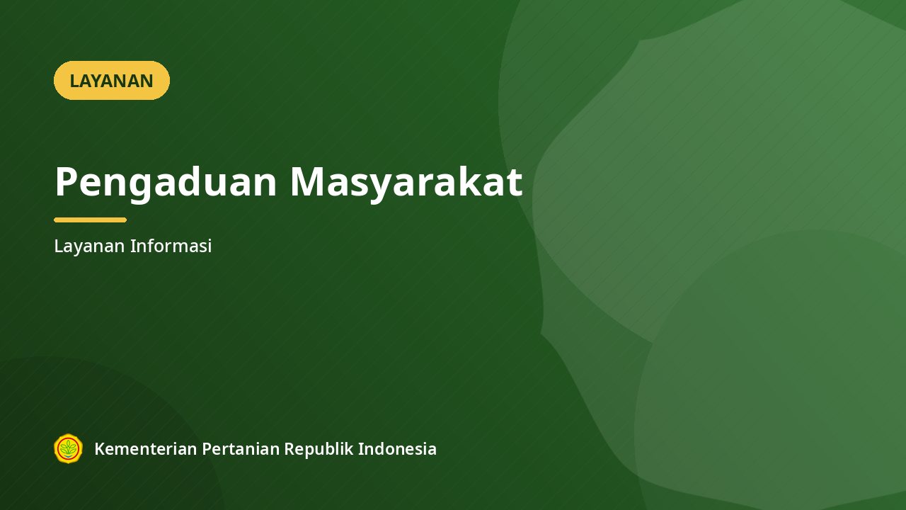 Pengaduan Masyarakat