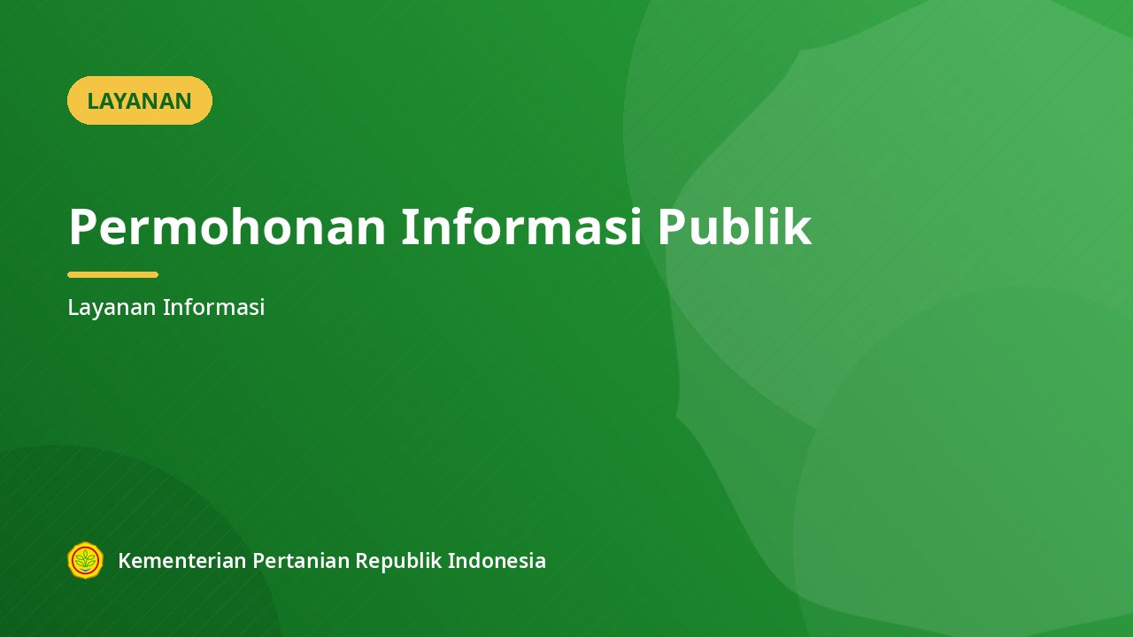 Permohonan Informasi Publik